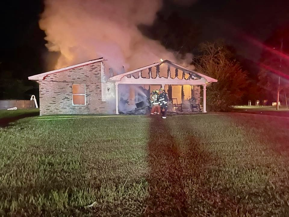 Harrison County battles house fire Saturday night - WXXV News 25